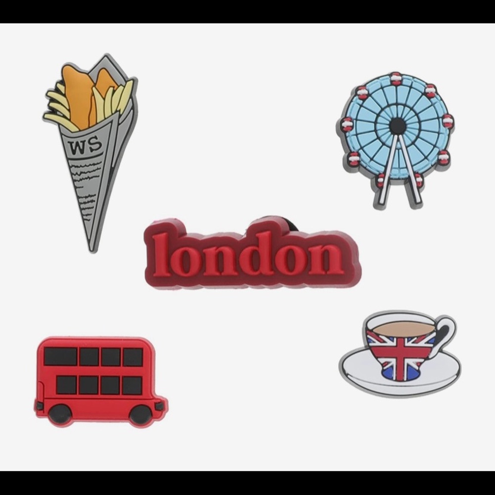 CROCS Jibbitz 5-Pack London 5-Pack